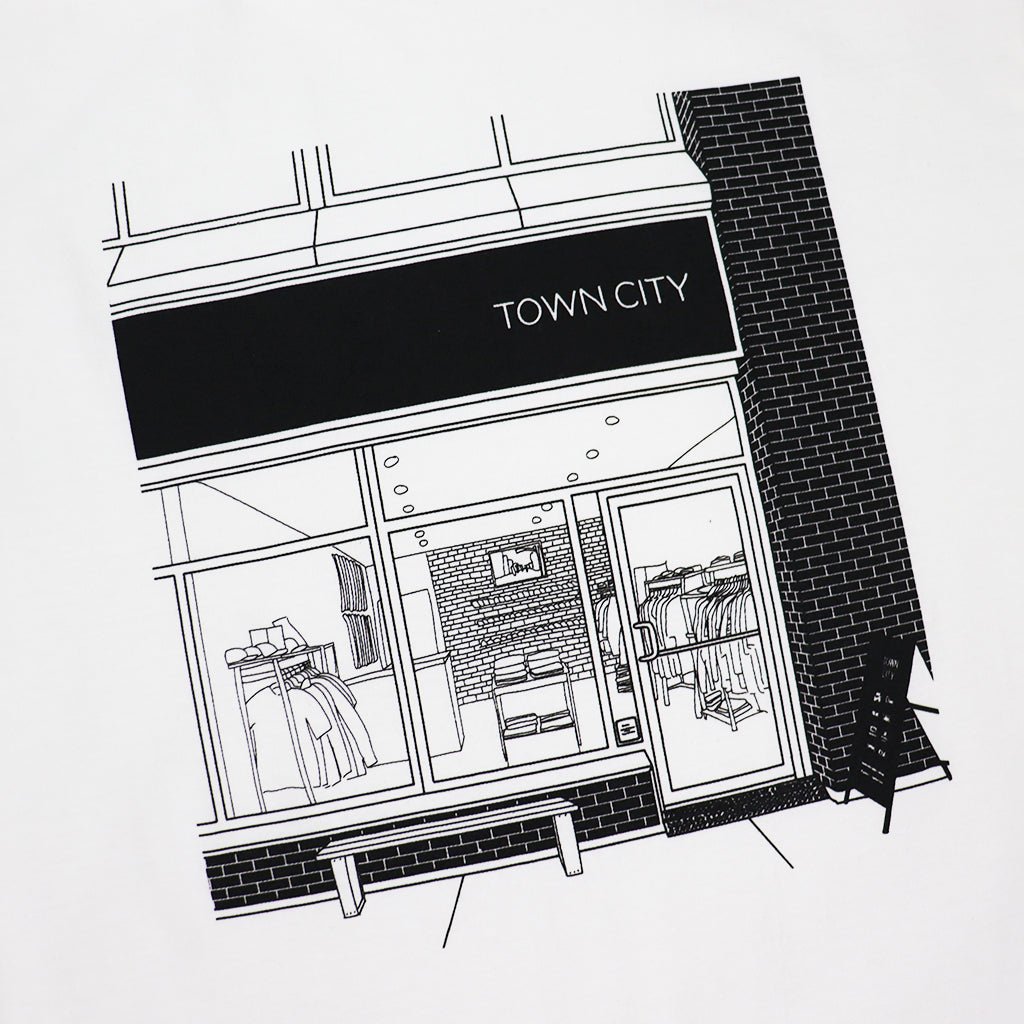 Anniversary Shop T-Shirt - White - Town City