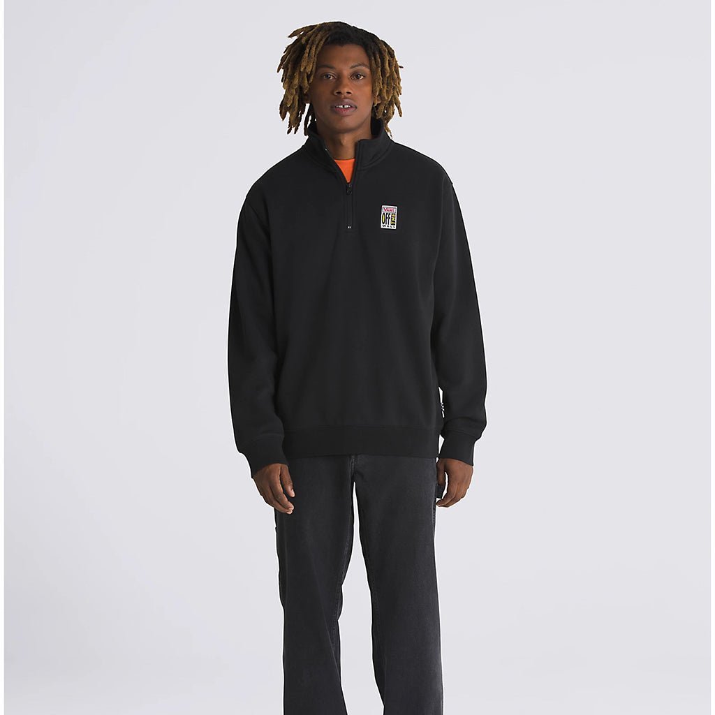Ave Quarter Zip Pullover - Black - Town City