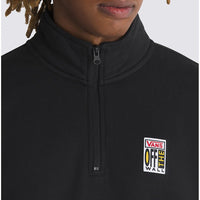 Ave Quarter Zip Pullover - Black - Town City