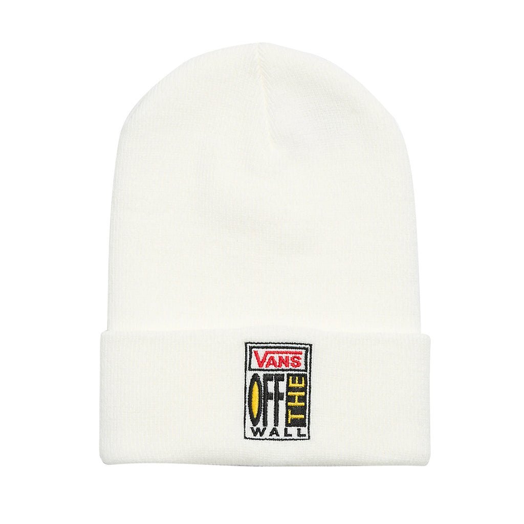 Ave Tall Cuff Beanie - White - Town City