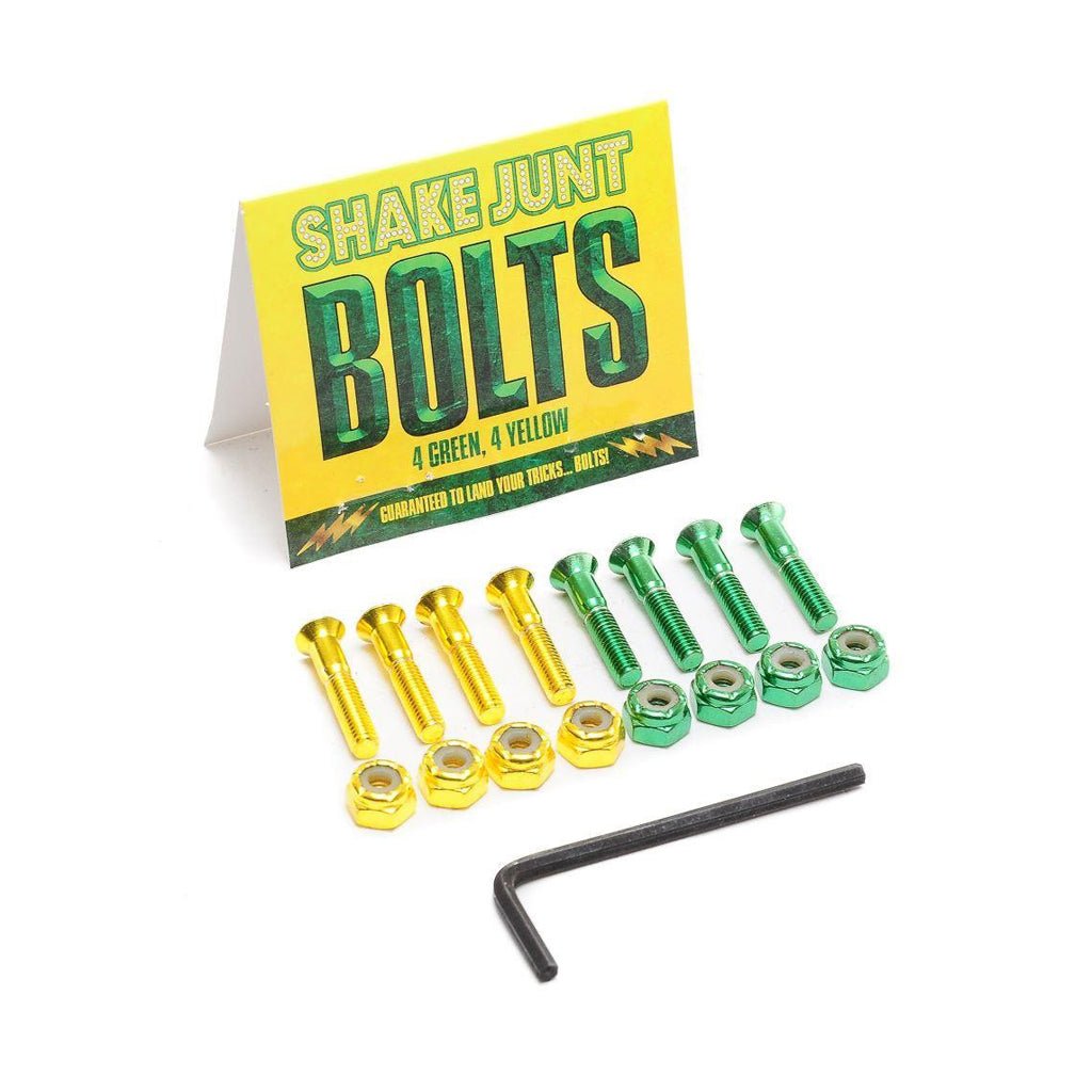 Bag O'Bolts - 4 Green 4 Yellow - 1" - Town City
