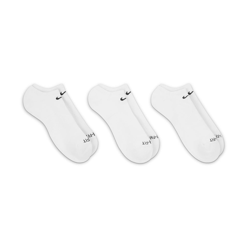 Everyday Plus Cushioned Training No - Show Socks (3 Pack) - White/Black - Town City