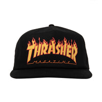 Flame Snapback - Black