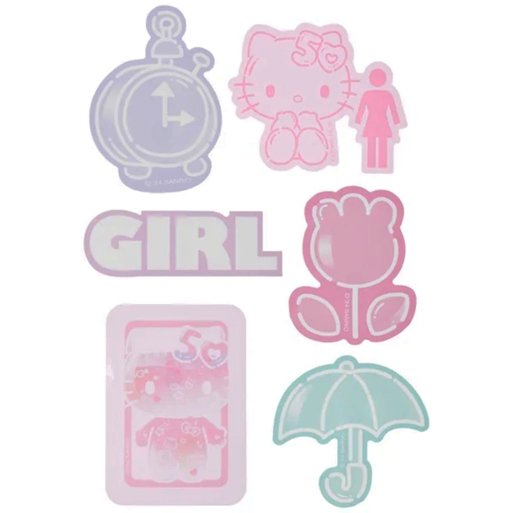 Hello Kitty 50th Anniversary Decal 6 Pack - Town City