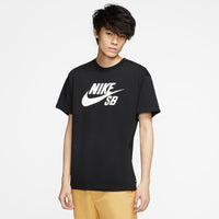 Logo Skate T-Shirt - Black/White - Town City