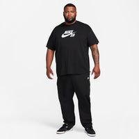 Logo Skate T-Shirt - Black/White - Town City