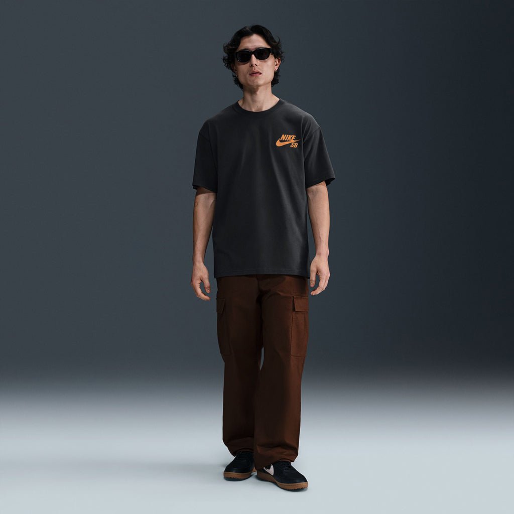 Logo Skate T-Shirt - Smoke Grey - Town City