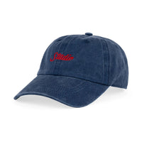 Small Script Pigment Dyed 6 Panel - Navy - Town City