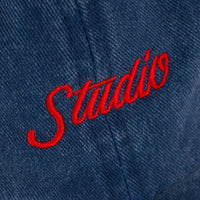 Small Script Pigment Dyed 6 Panel - Navy - Town City