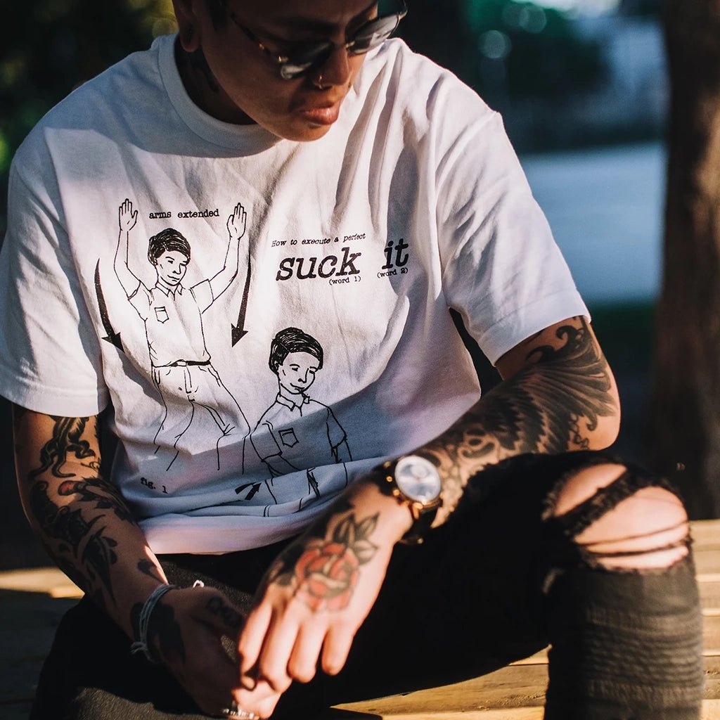 Suck it Instructional T-Shirt - Town City