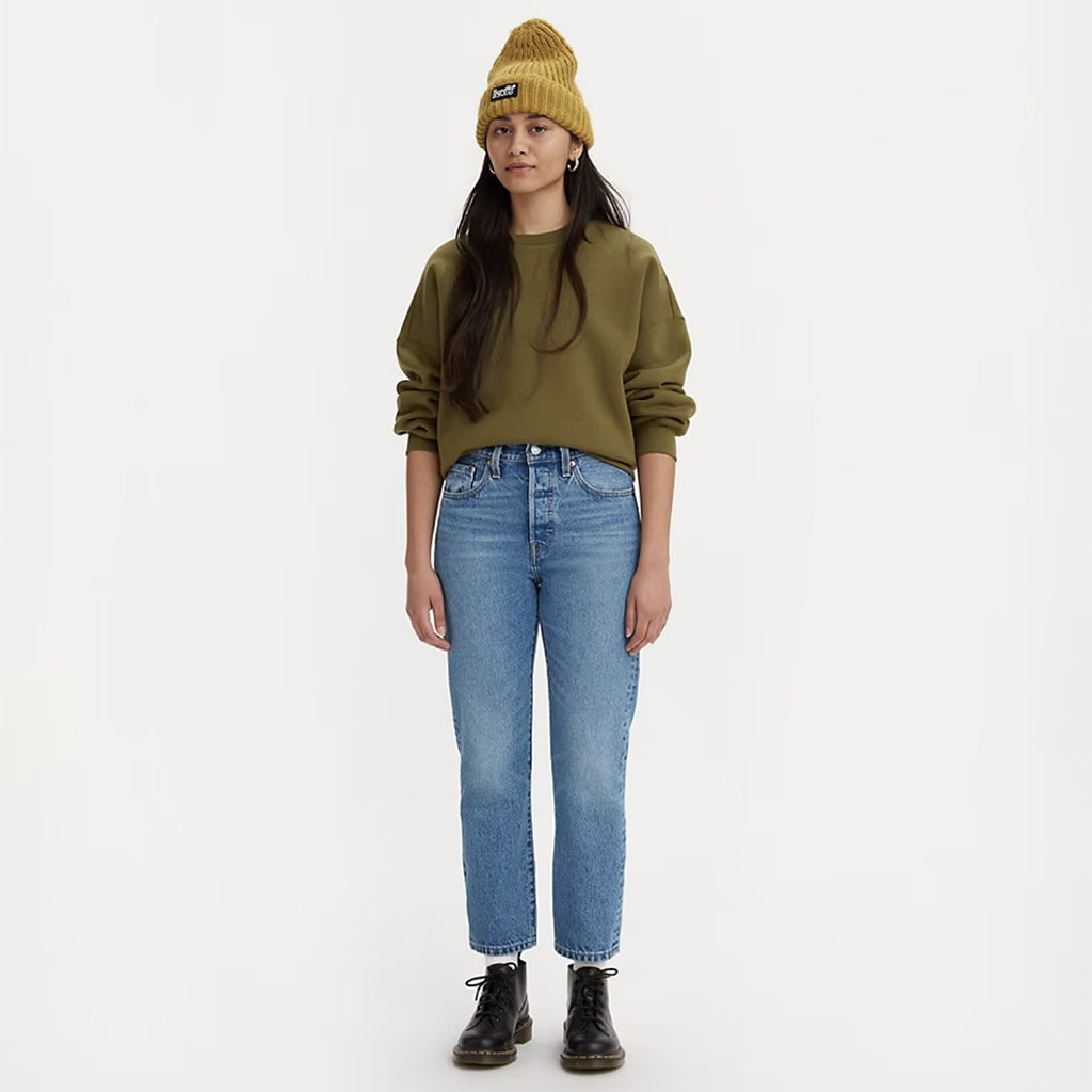 501 Crop Women's Jeans - Medium Wash - Town City