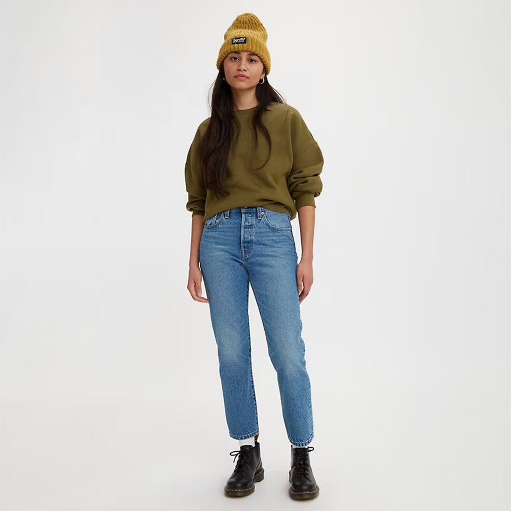 501 Crop Women's Jeans - Medium Wash - Town City