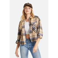 Bowery W L/S Flannel - Sesame/Flint Blue - Town City