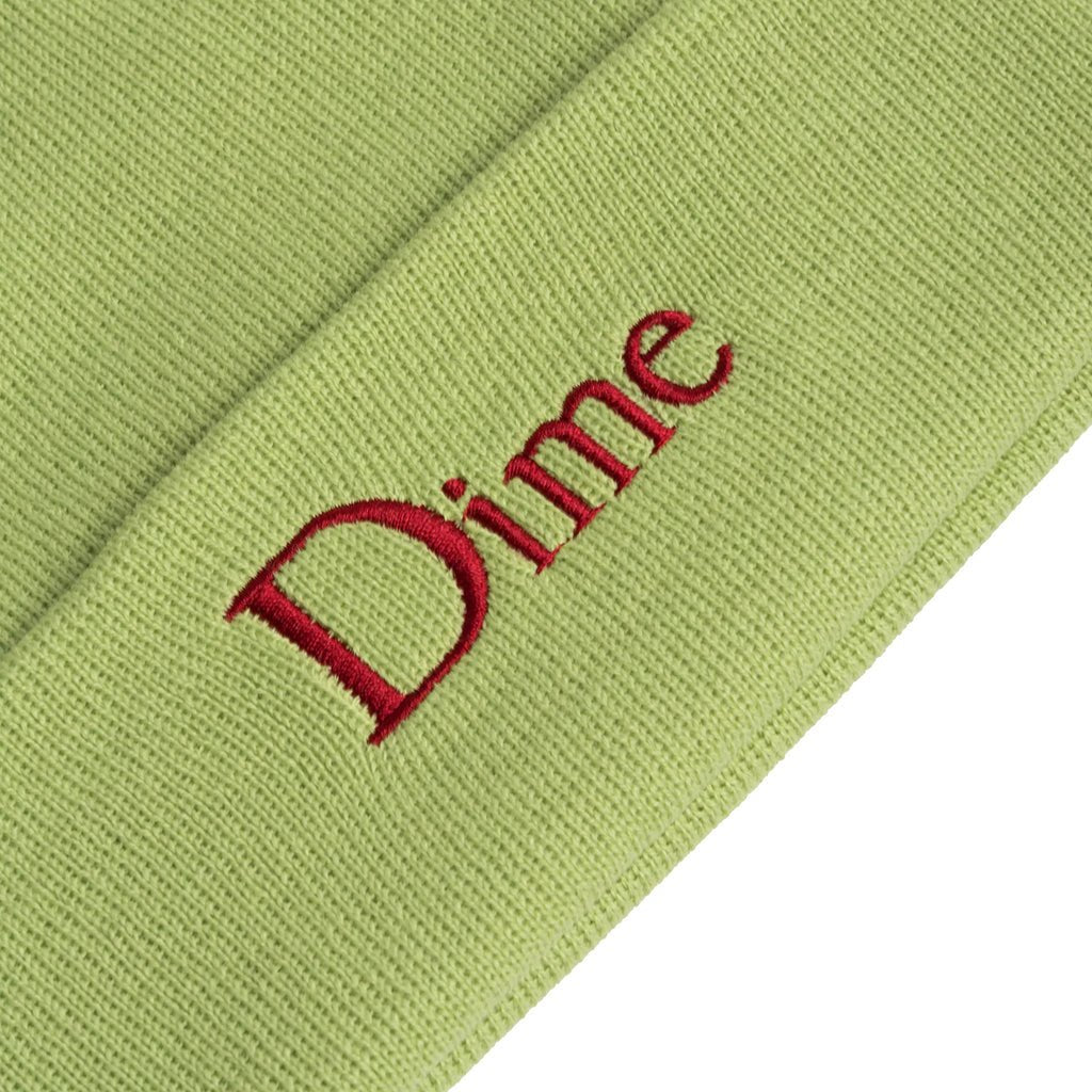 Classic Wool Fold Beanie - Lime - Town City