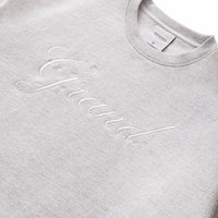 Embroidered Crewneck - Ash Grey - Town City