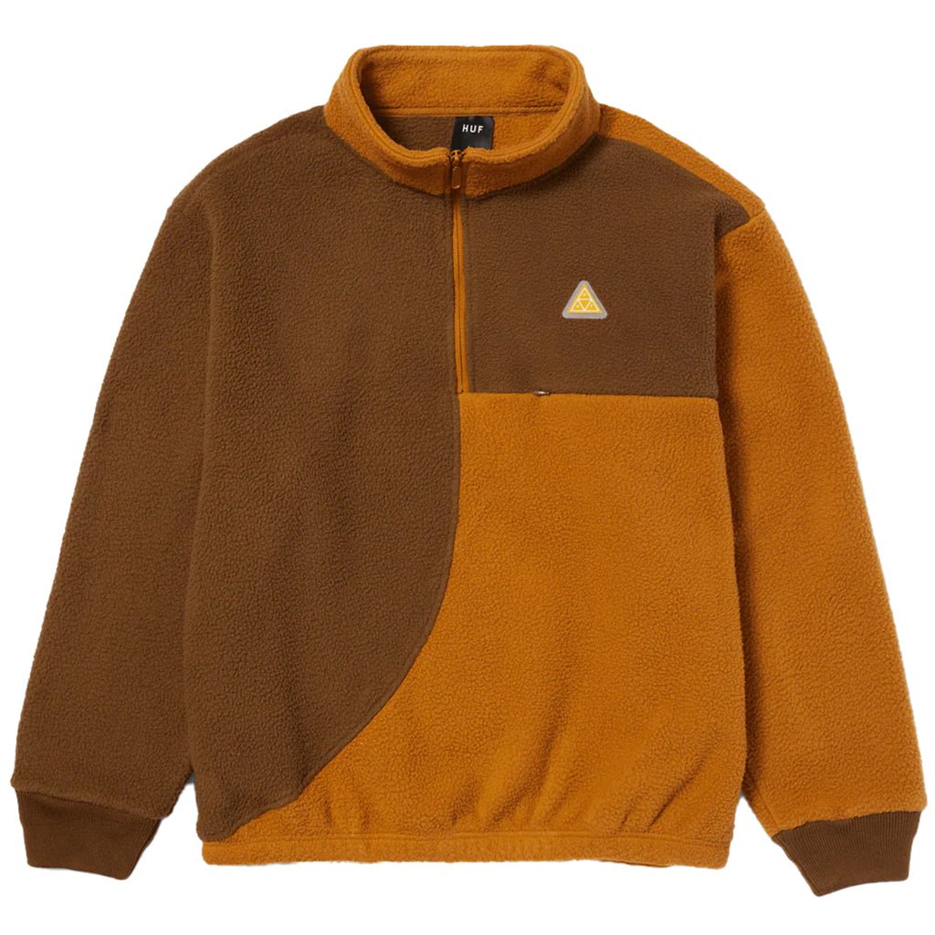 Expedition 1/4-Zip Pile Fleece - Coffee - Town City