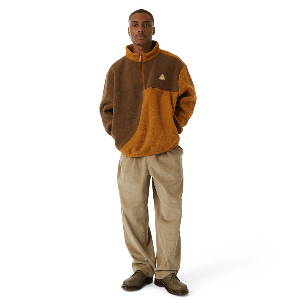 Expedition 1/4-Zip Pile Fleece - Coffee - Town City