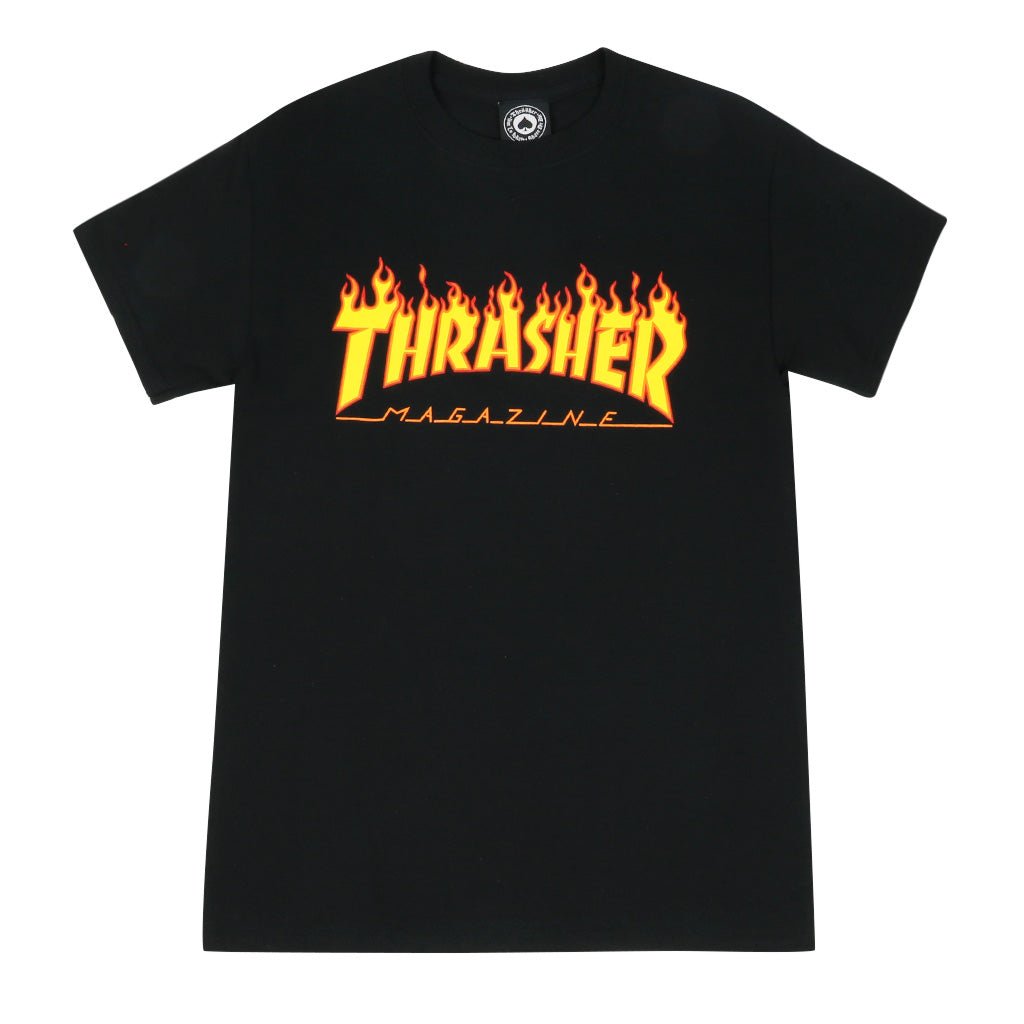 Flame Logo T-Shirt - Black - Town City