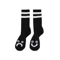 Happy Sad Socks - Black - Town City