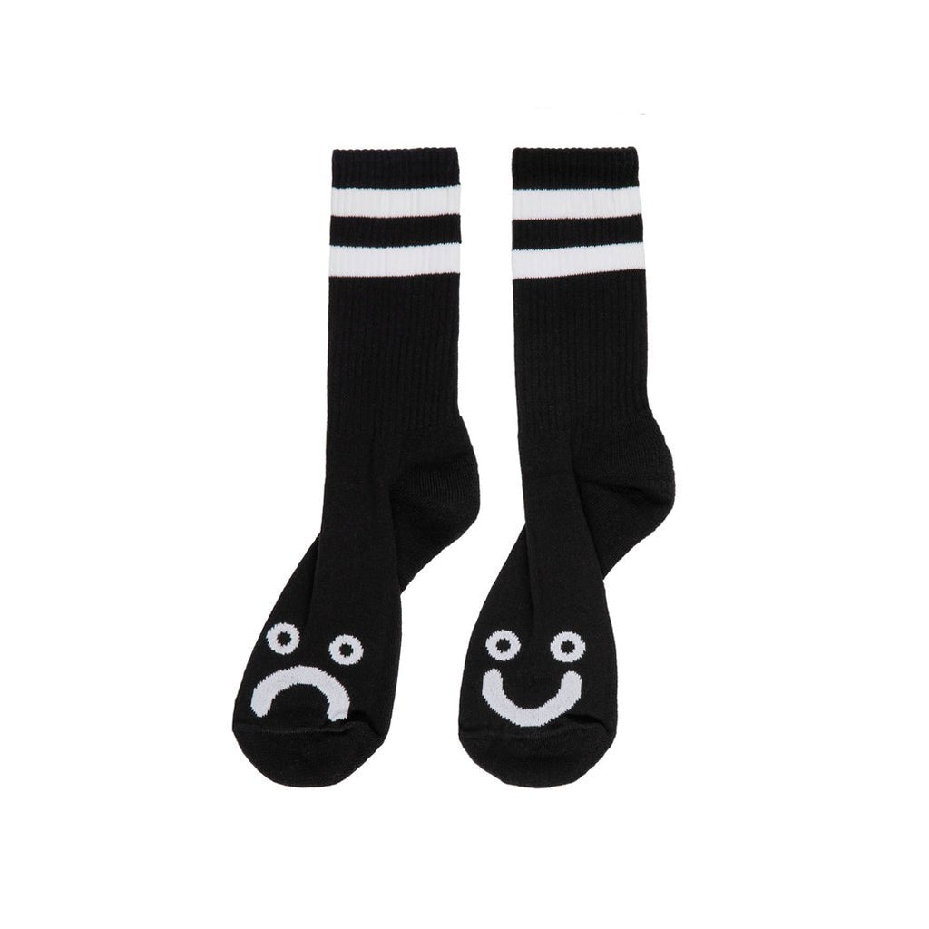 Happy Sad Socks - Black - Town City