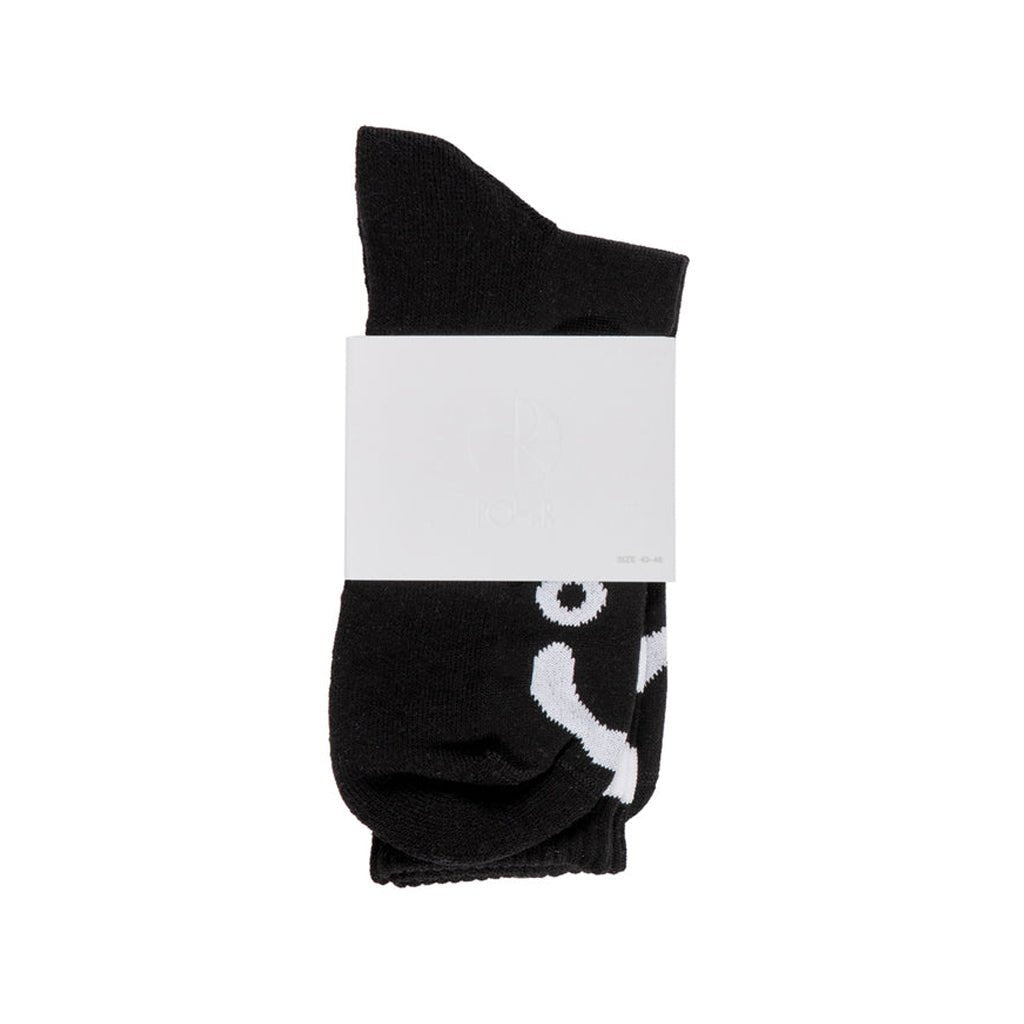 Happy Sad Socks - Black - Town City