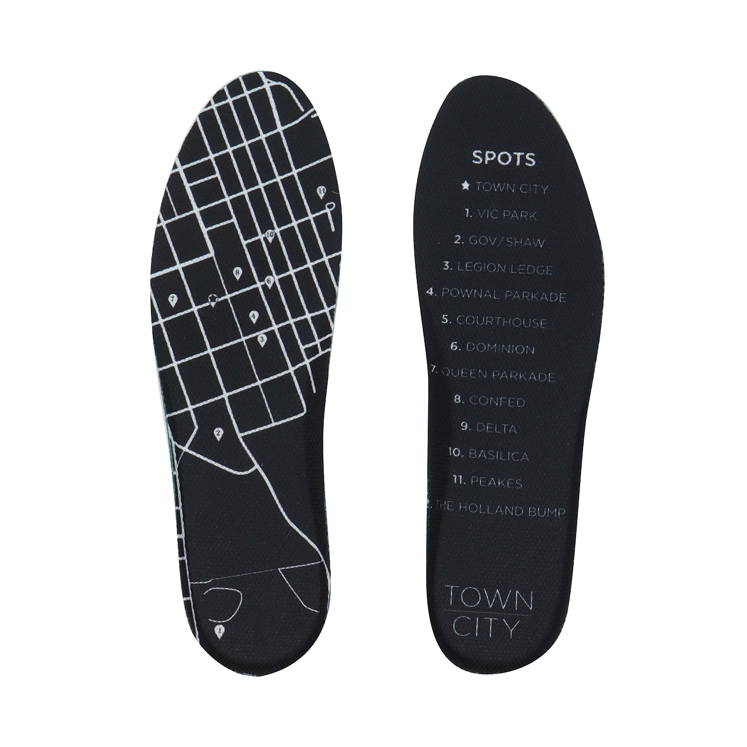 Harlem x Town City Spots - Black Suede - Town City