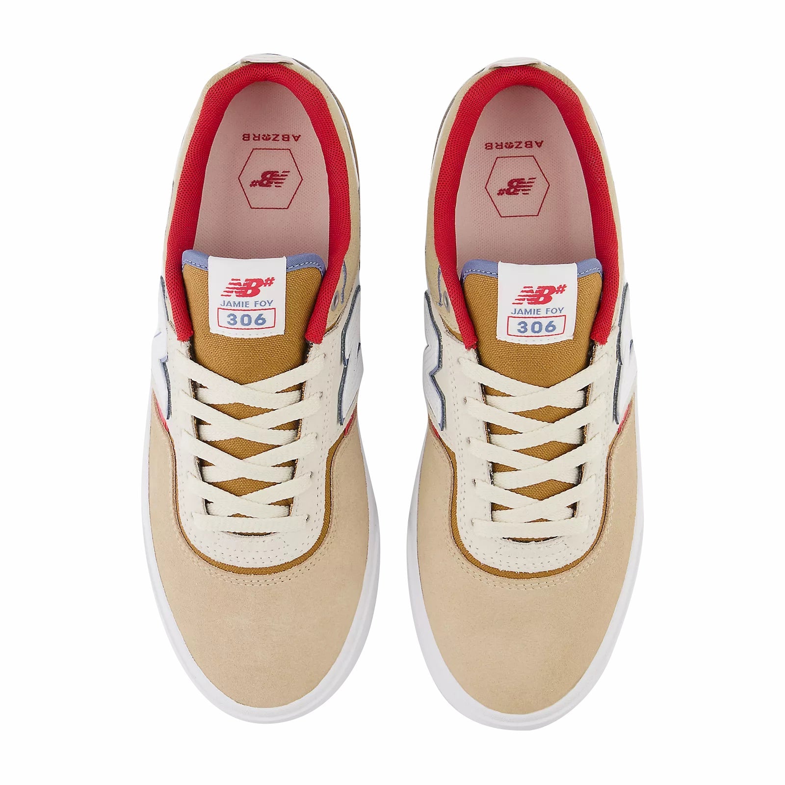 NB Numeric Jamie Foy 306 - Tan/White - Town City