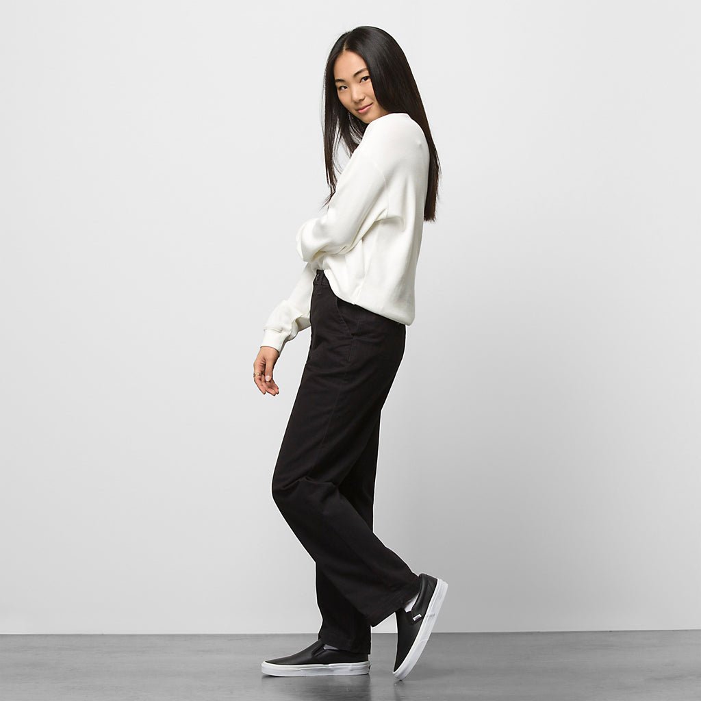 Relaxed Authentic Women's Chino - Black - Town City