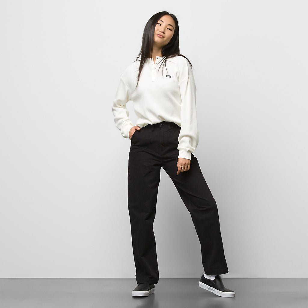 Relaxed Authentic Women's Chino - Black - Town City