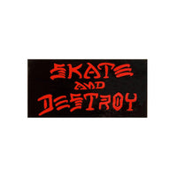 Skate and Destroy Sticker - Town City