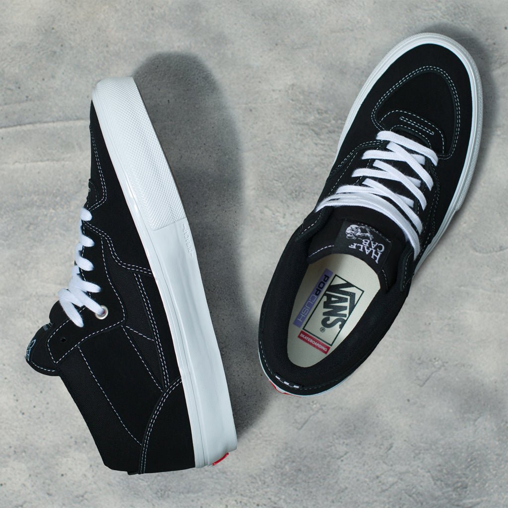 Skate Half Cab - Black/White - Town City
