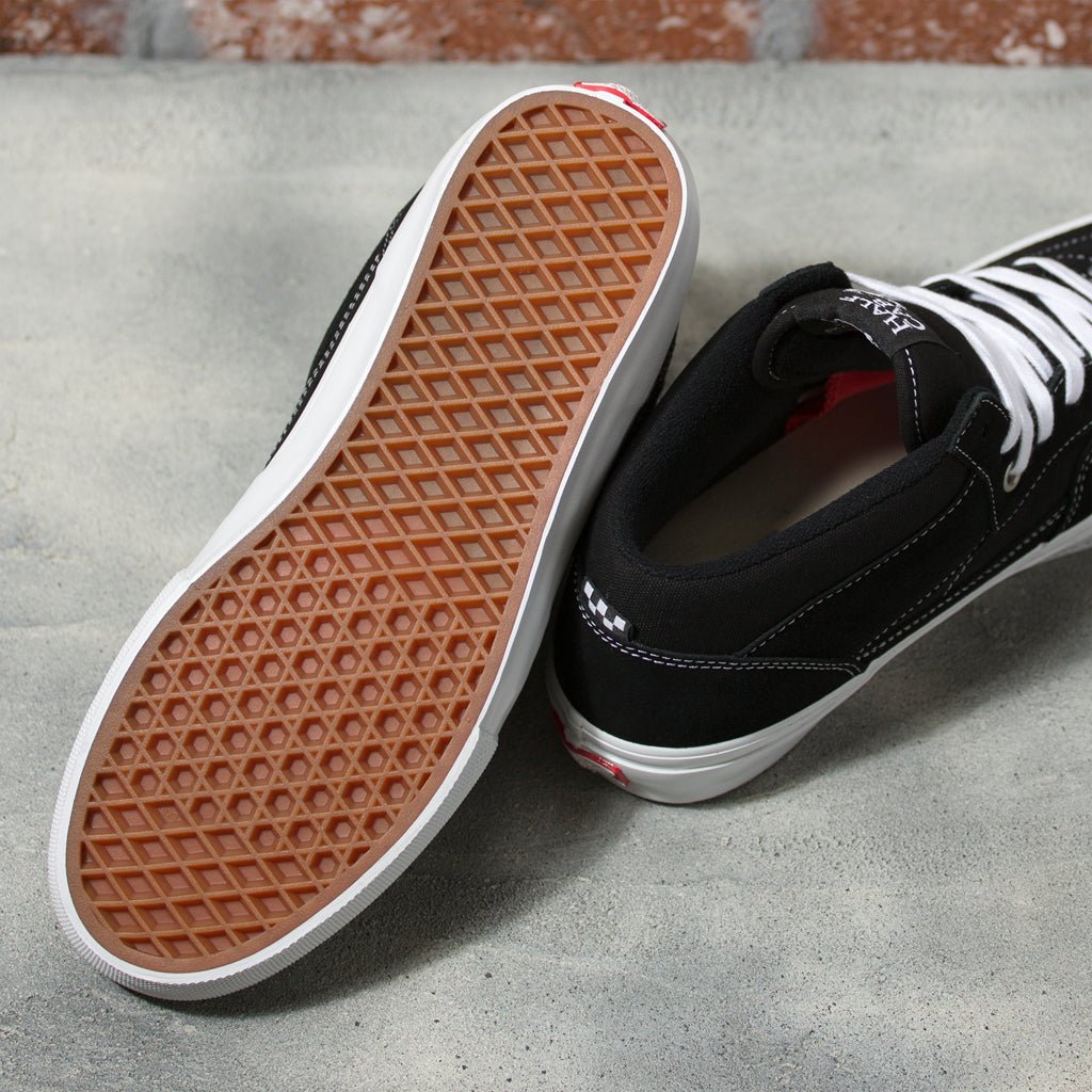 Skate Half Cab - Black/White - Town City