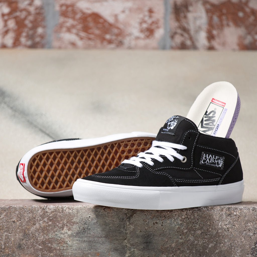 Skate Half Cab - Black/White - Town City