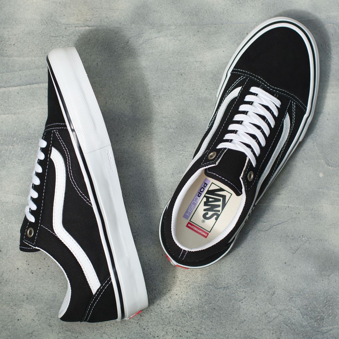 Skate Old Skool - Black/White - Town City