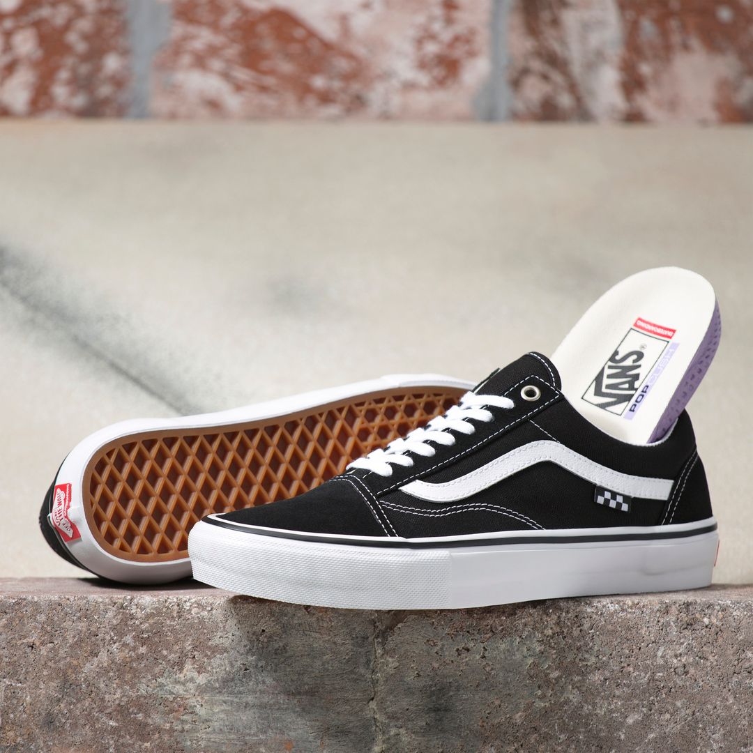 Skate Old Skool - Black/White - Town City