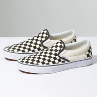 Slip-On - Black & White Checkerboard - Town City
