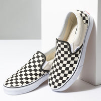 Slip-On - Black & White Checkerboard - Town City