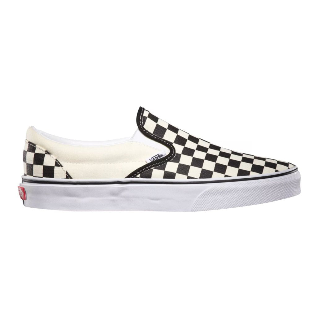 Slip-On - Black & White Checkerboard - Town City