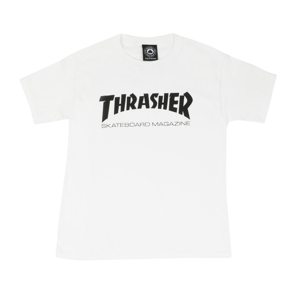 Youth Skate Mag T-Shirt - White - Town City