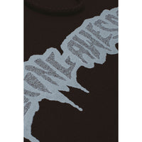 Reflective Drip Logo Hoodie - Black