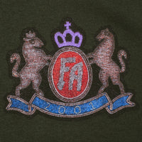 Printed Crest Tee - Forest Green