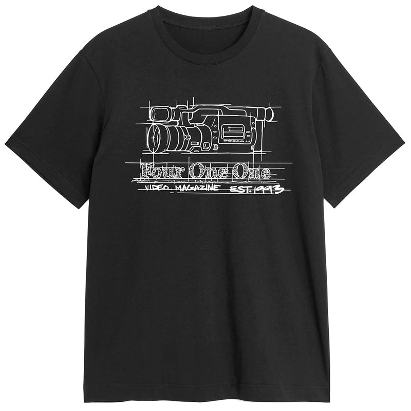 411 Video Magazine VX Tee - Black - Town City