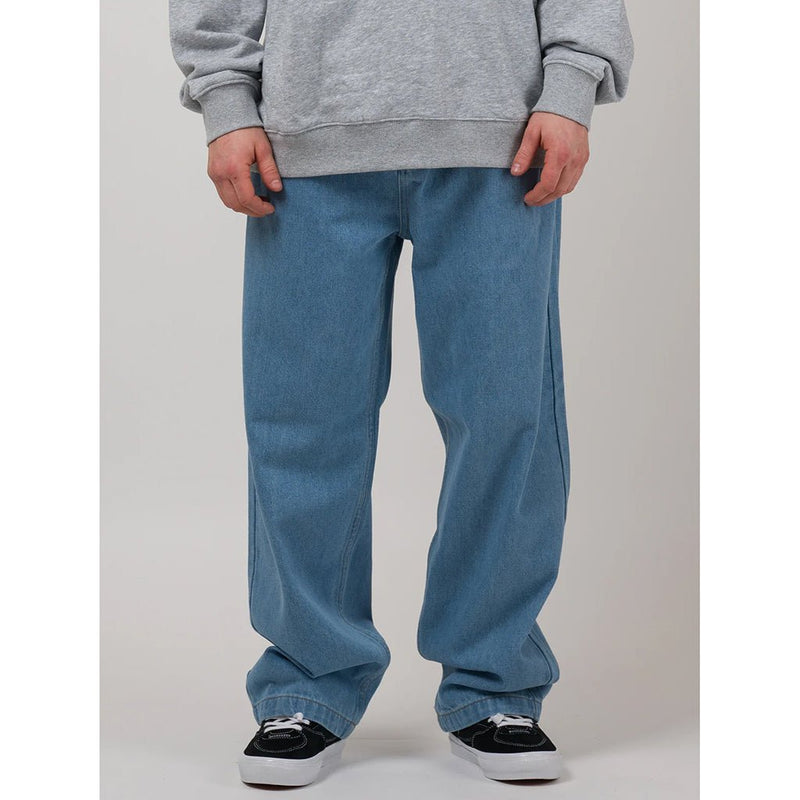 5 Pocket Denim Pants - Indigo Light Wash - Town City