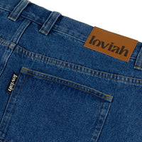 5 Pocket Denim Pants - Indigo Medium Wash - Town City