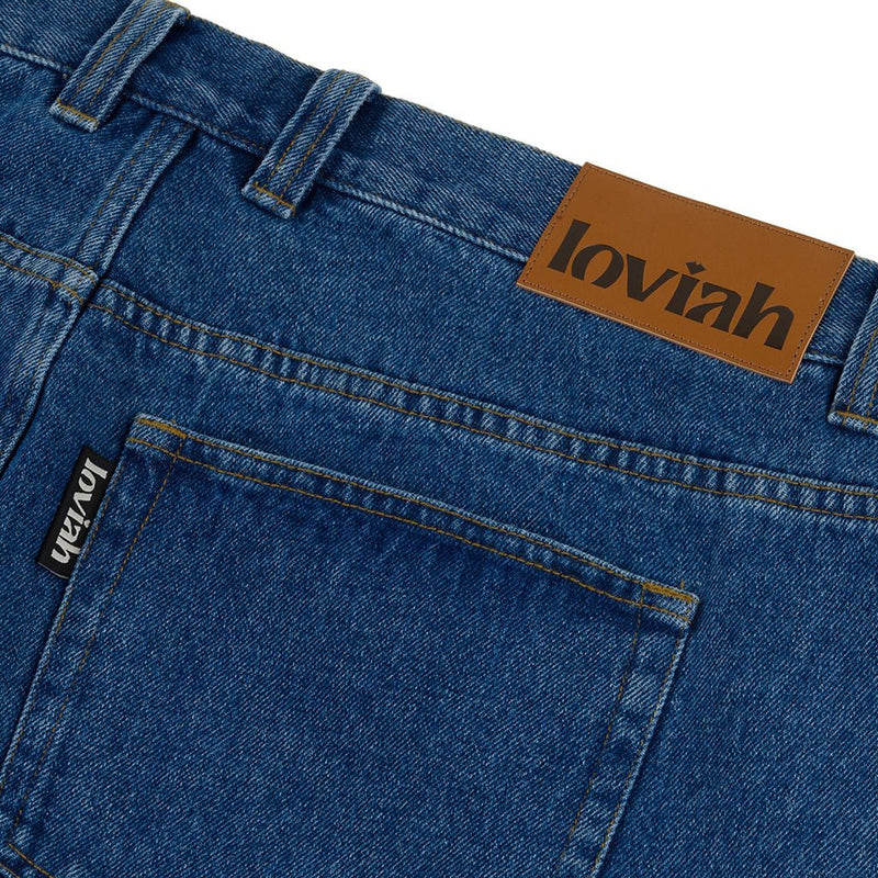 5 Pocket Denim Pants - Indigo Medium Wash - Town City