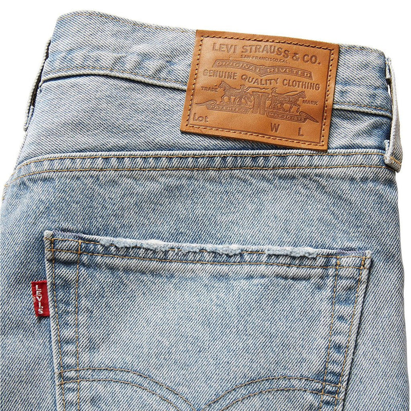 568 Loose Straight Men's Jeans - Baby Blue Essentials - Light Wash - Town City