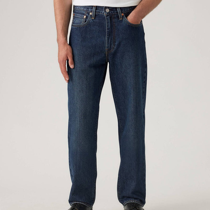 568 Loose Straight Men's Jeans - Check The Score - Town City