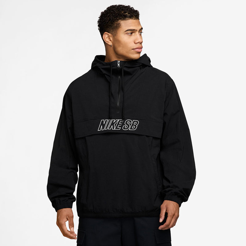 Anorak Skate Jacket - Black/White