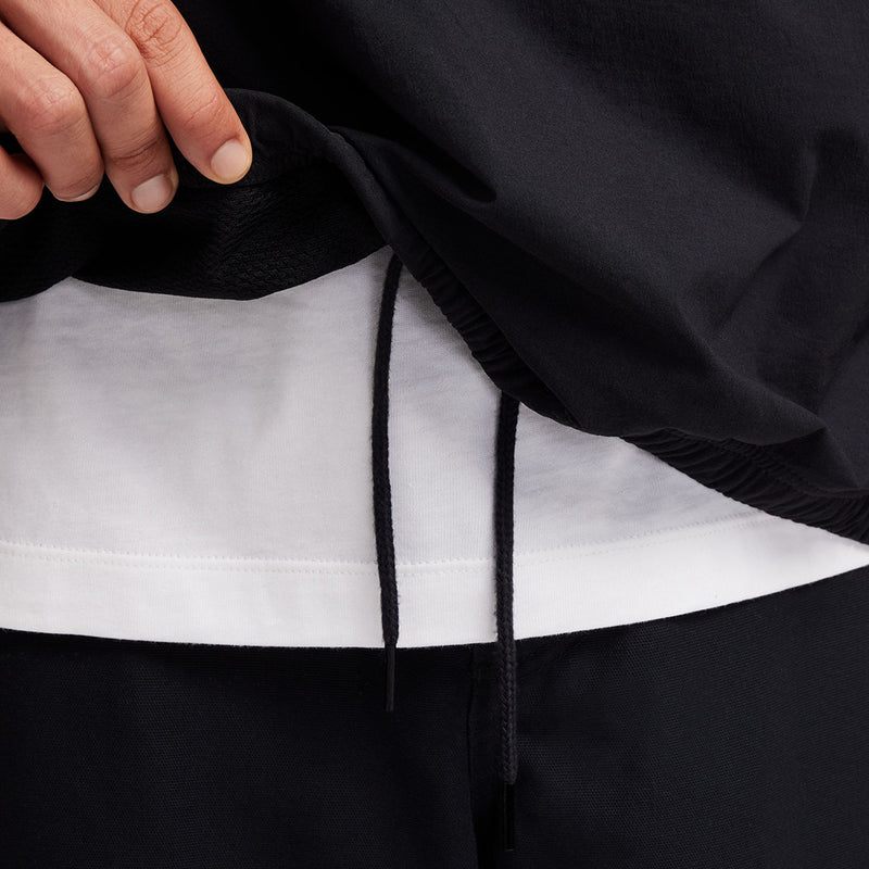 Anorak Skate Jacket - Black/White