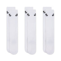 Everyday Elavated Crew Socks (3 Pack) - White/Black